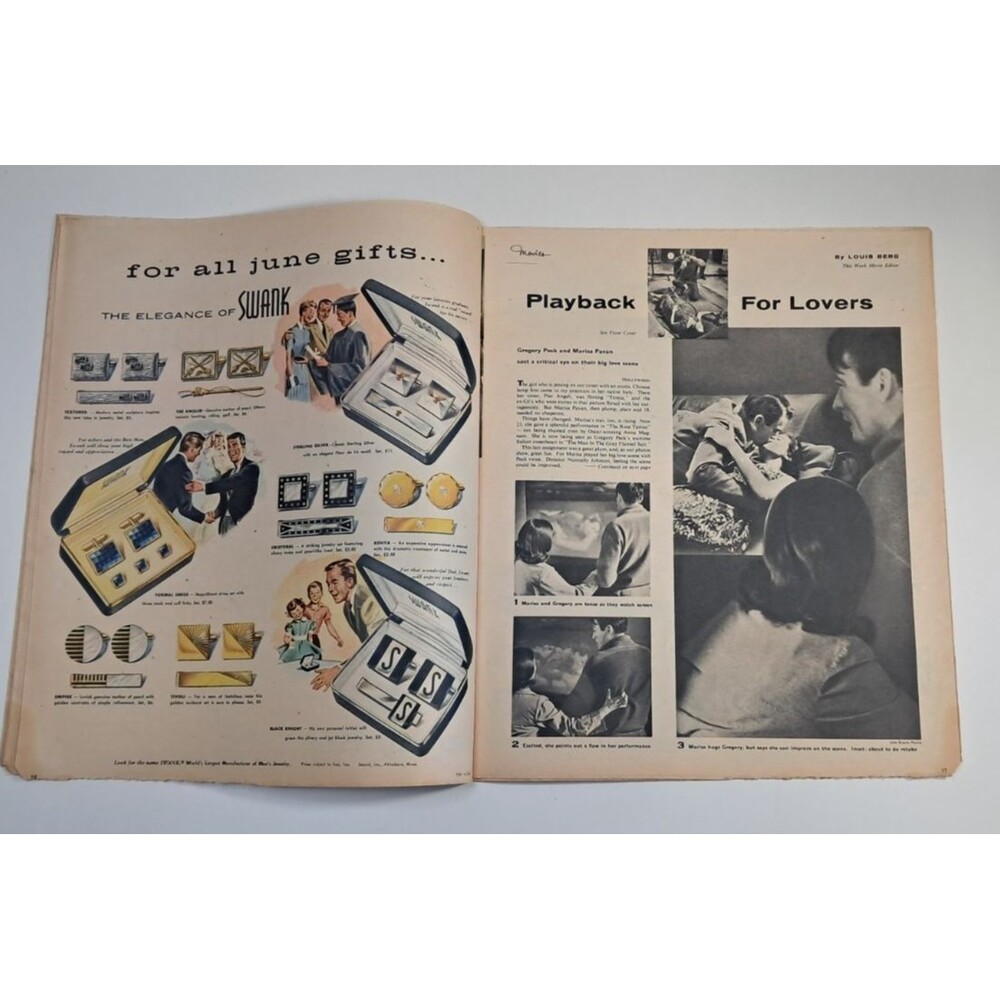 This Week Magazine Minneapolis Sunday Tribune 6/3/56 Marisa Pavan Gregory Peck - Picture 4 of 7